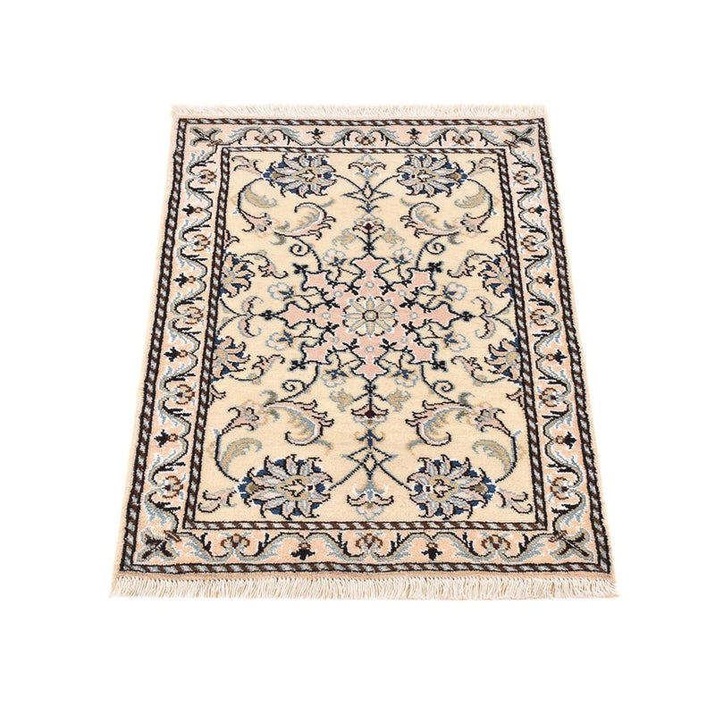 Tapis persan - Nain - 87 x 57 cm - beige