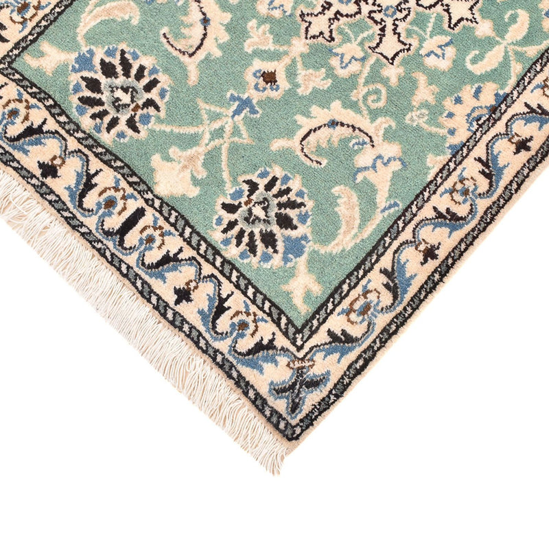 Tapis persan - Nain - 87 x 59 cm - vert clair