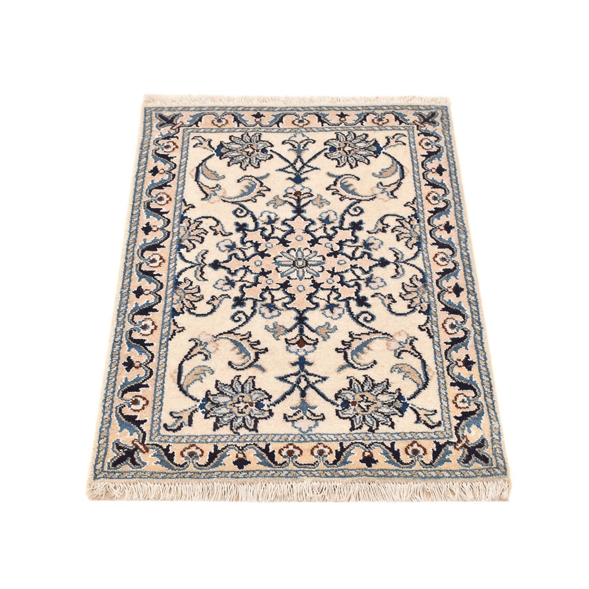 Tapis persan - Nain - 87 x 57 cm - beige