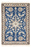 Tapis persan - Nain - 88 x 60 cm - bleu
