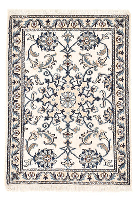 Tapis persan - Nain - 87 x 60 cm - crème