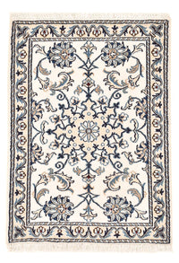 Tapis persan - Nain - 87 x 60 cm - crème