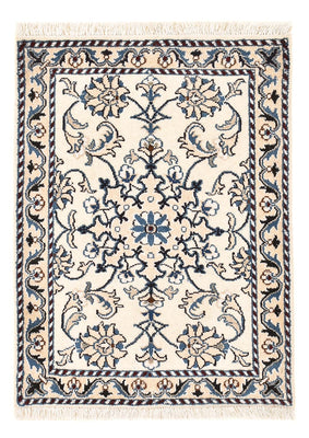 Tapis persan - Nain - 81 x 57 cm - crème