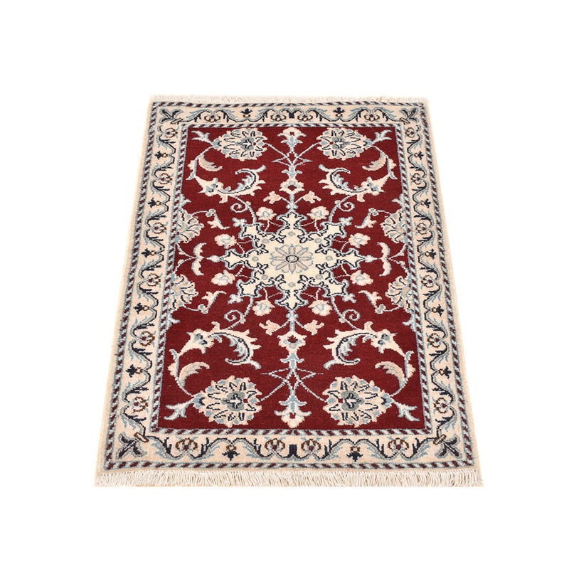 Tapis persan - Nain - 94 x 60 cm - rouge