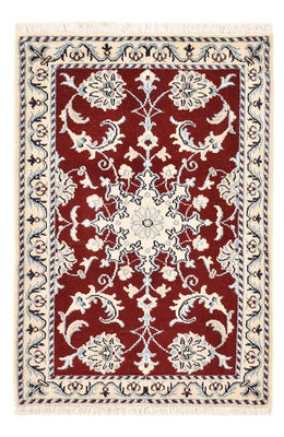 Tapis persan - Nain - 93 x 61 cm - rouge