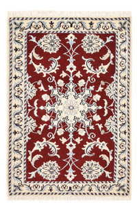 Tapis persan - Nain - 93 x 61 cm - rouge
