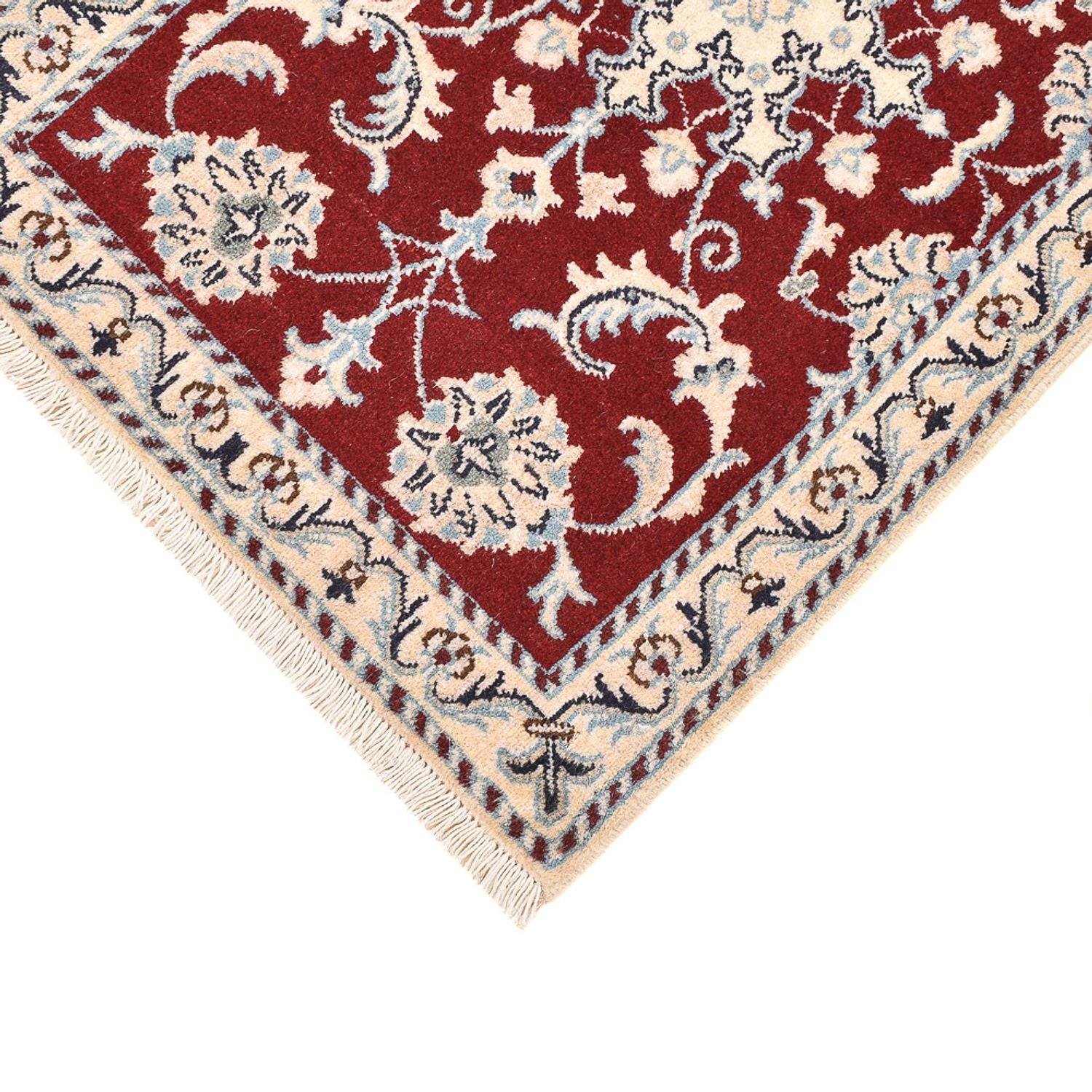 Tapis persan - Nain - 93 x 61 cm - rouge