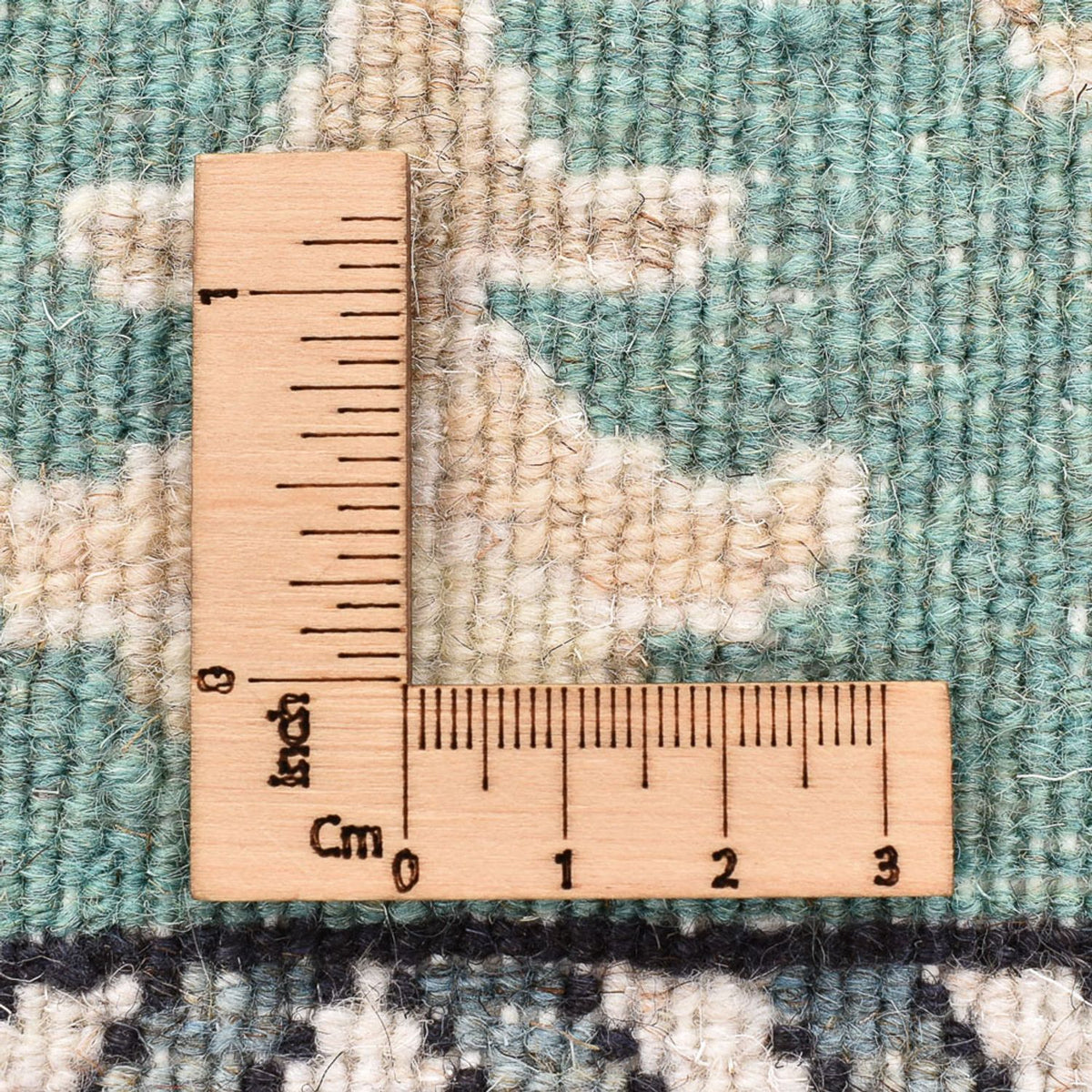 Tapis persan - Nain - 89 x 60 cm - vert clair