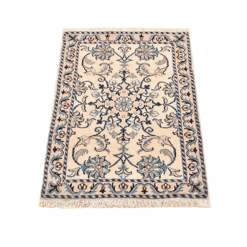 Tapis persan - Nain - 85 x 58 cm - crème