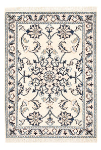 Tapis persan - Nain - 84 x 58 cm - crème