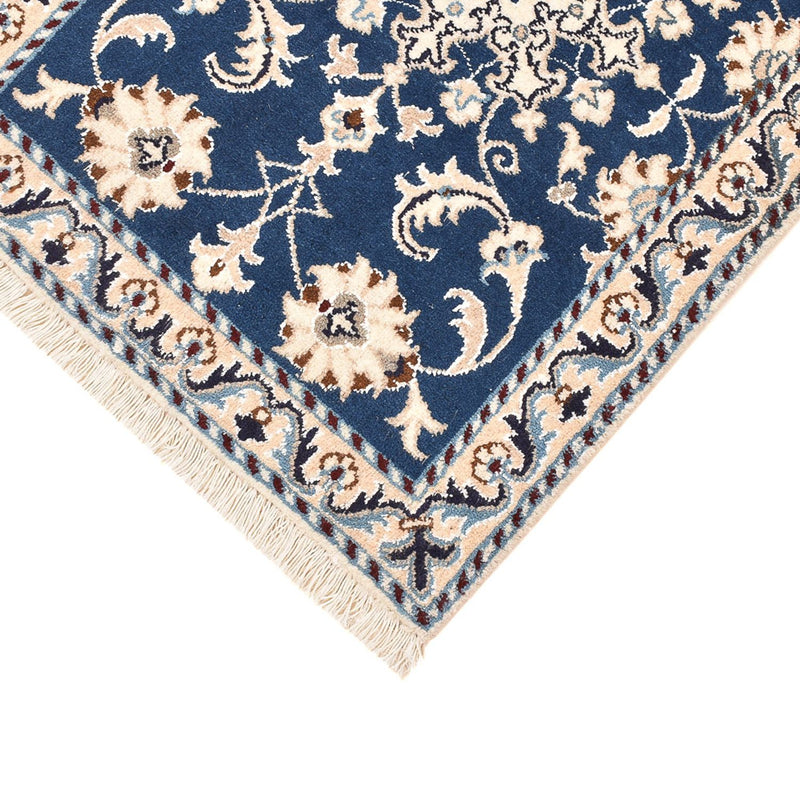 Tapis persan - Nain - 85 x 60 cm - bleu