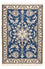 Tapis persan - Nain - 90 x 58 cm - bleu