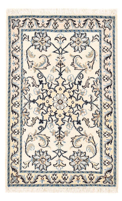 Tapis persan - Nain - 92 x 56 cm - crème