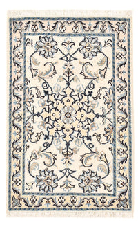 Tapis persan - Nain - 92 x 56 cm - crème