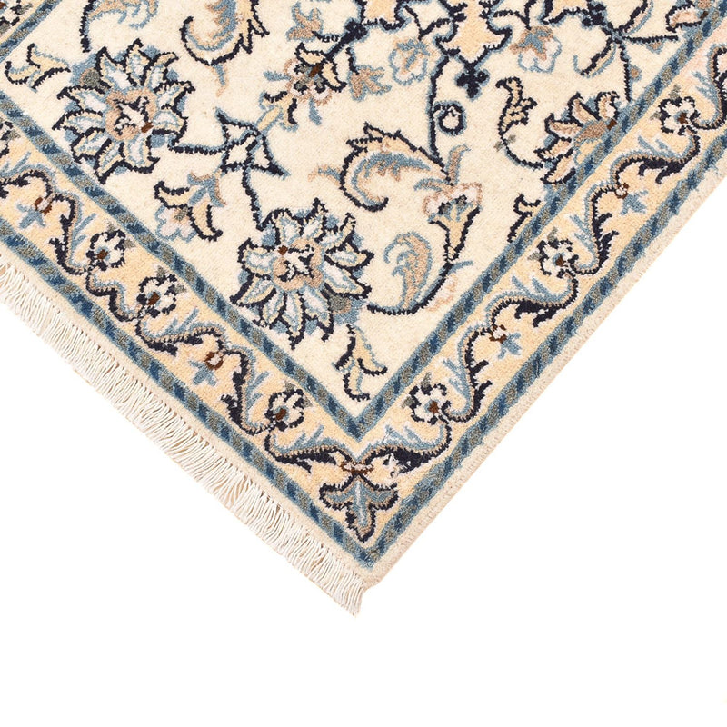 Tapis persan - Nain - 92 x 56 cm - crème