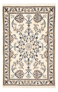 Tapis persan - Nain - 96 x 60 cm - crème
