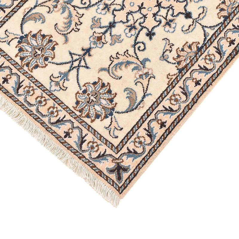 Tapis persan - Nain - 96 x 60 cm - crème