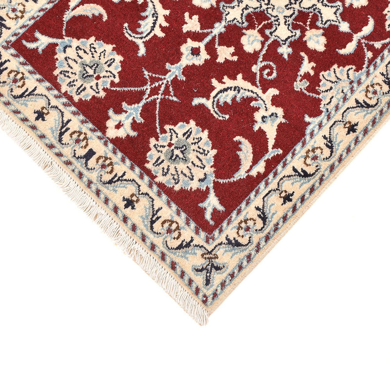 Tapis persan - Nain - 92 x 59 cm - rouge