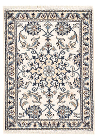 Tapis persan - Nain - 86 x 60 cm - crème