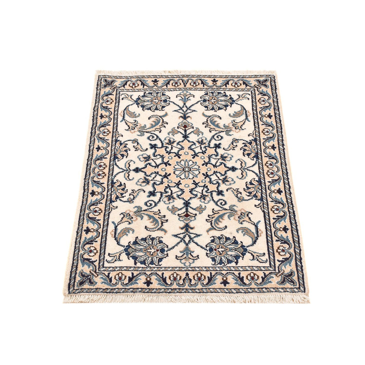 Tapis persan - Nain - 86 x 60 cm - crème