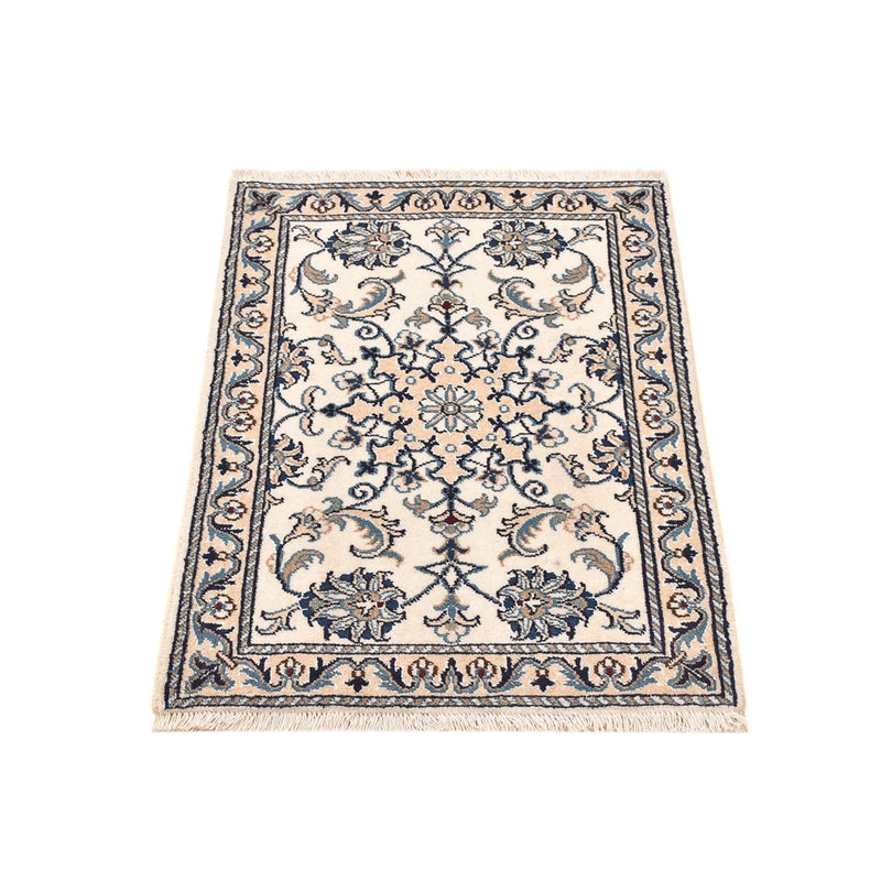 Tapis persan - Nain - 86 x 60 cm - crème