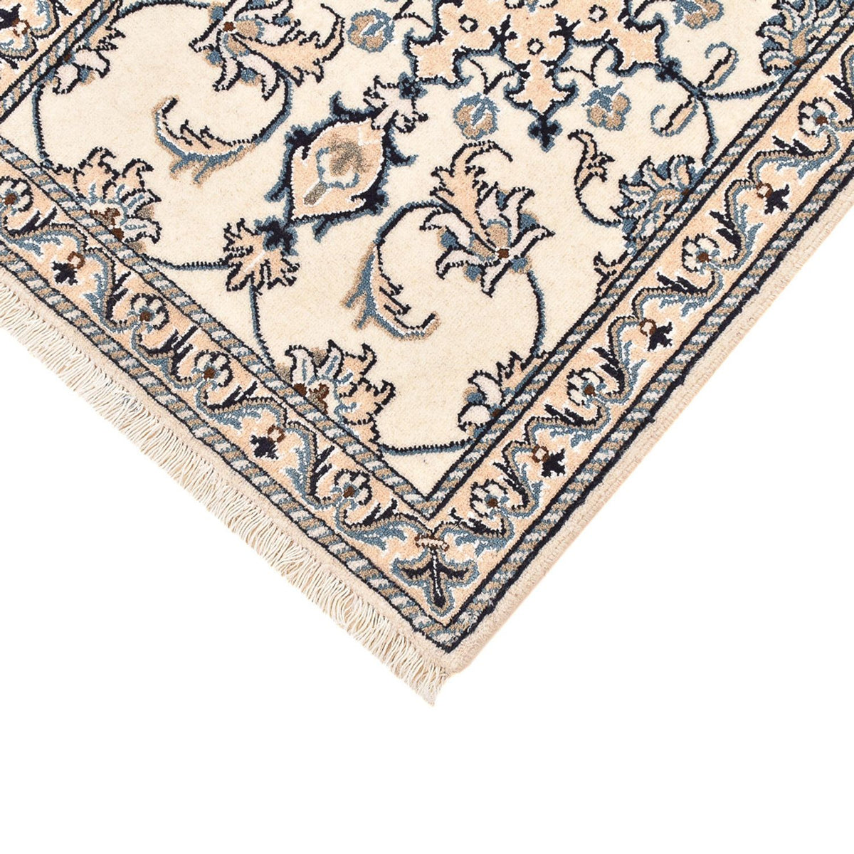 Tapis persan - Nain - 90 x 60 cm - crème
