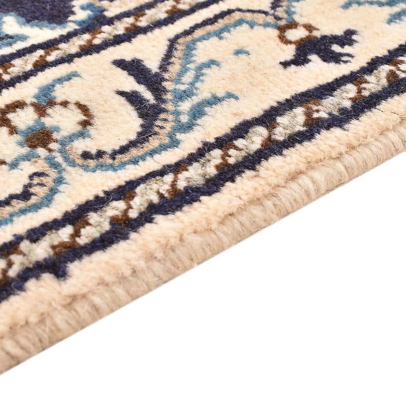 Tapis persan - Nain - 89 x 60 cm - bleu foncé