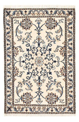 Tapis persan - Nain - 95 x 60 cm - beige