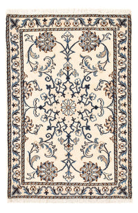 Tapis persan - Nain - 95 x 60 cm - beige