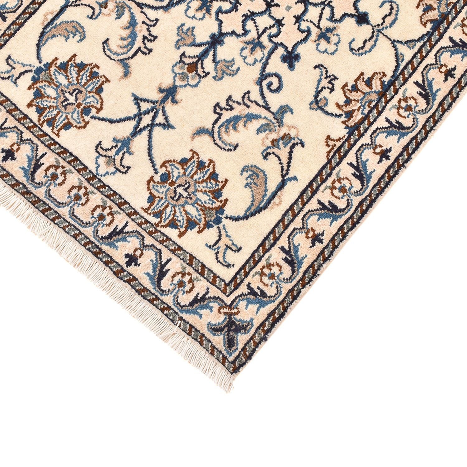 Tapis persan - Nain - 95 x 60 cm - beige