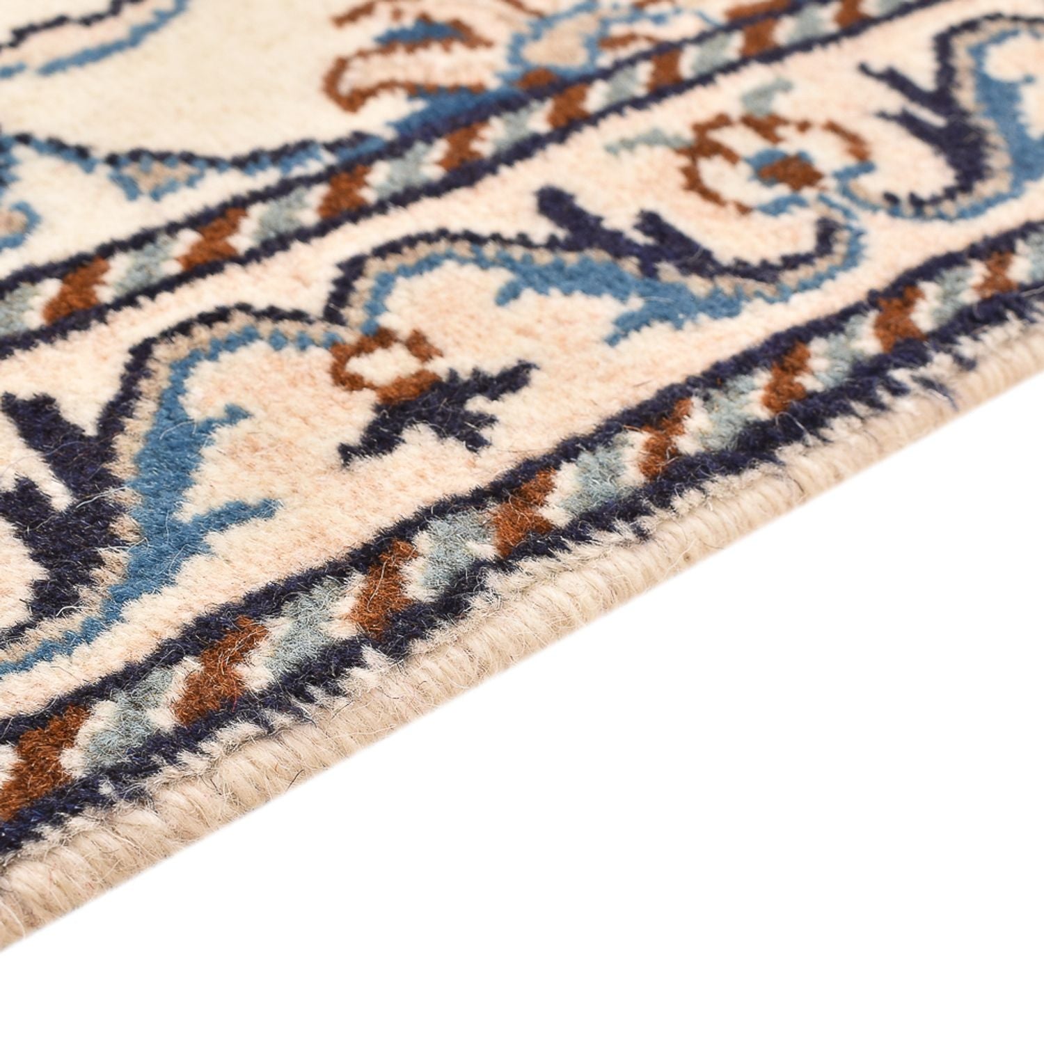 Tapis persan - Nain - 95 x 60 cm - beige