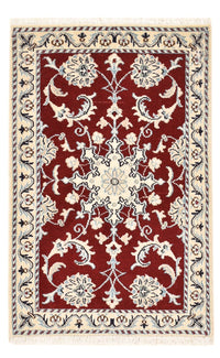 Tapis persan - Nain - 96 x 61 cm - rouge