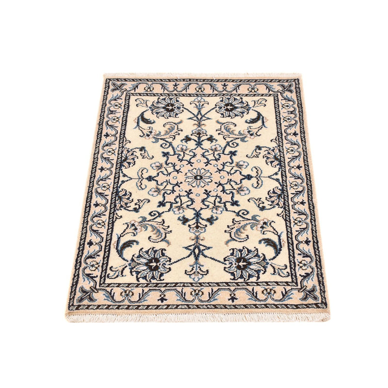 Tapis persan - Nain - 86 x 59 cm - crème