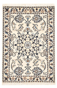 Tapis persan - Nain - 87 x 58 cm - crème