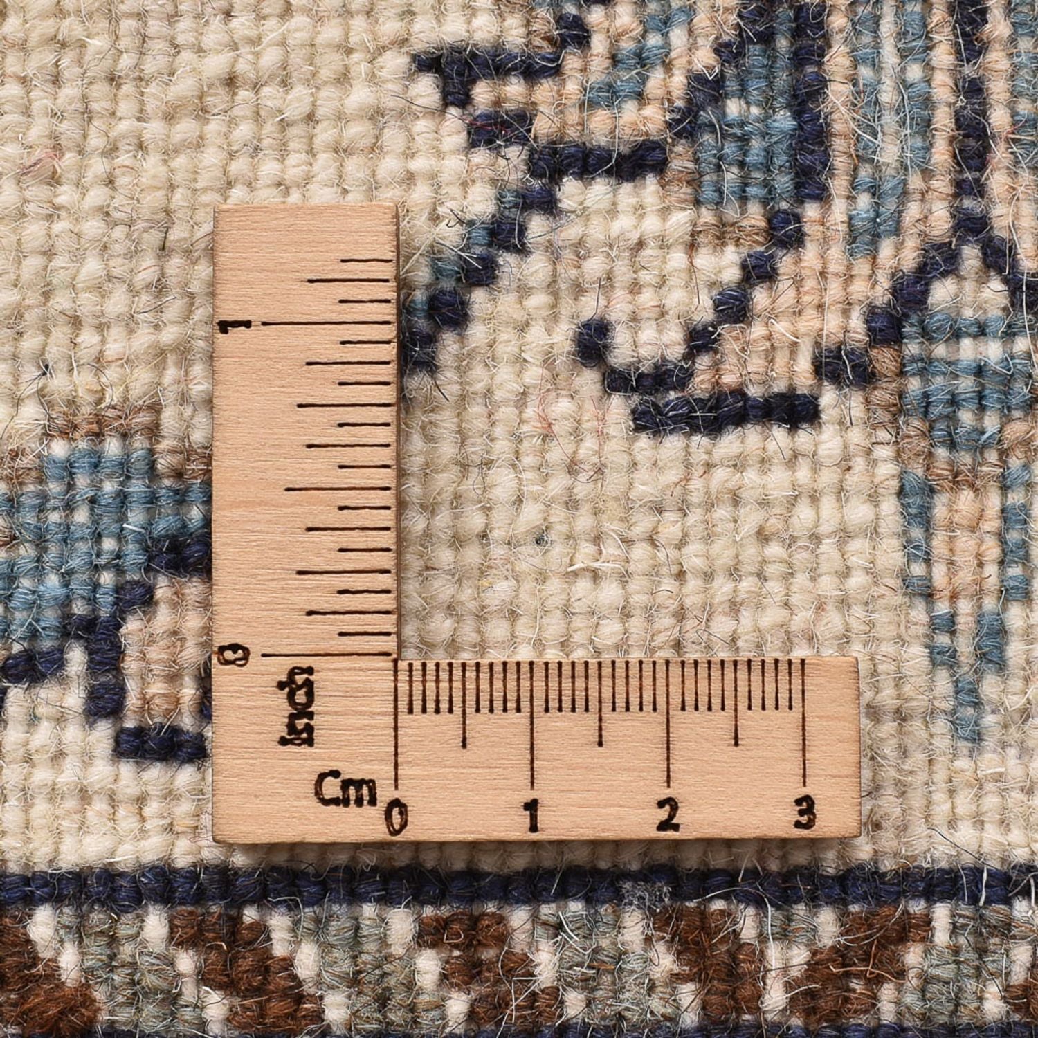 Tapis de couloir Tapis persan - Nain - 208 x 79 cm - blanc