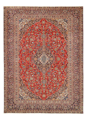 Tapis persan - Keshan - 392 x 285 cm - rouge