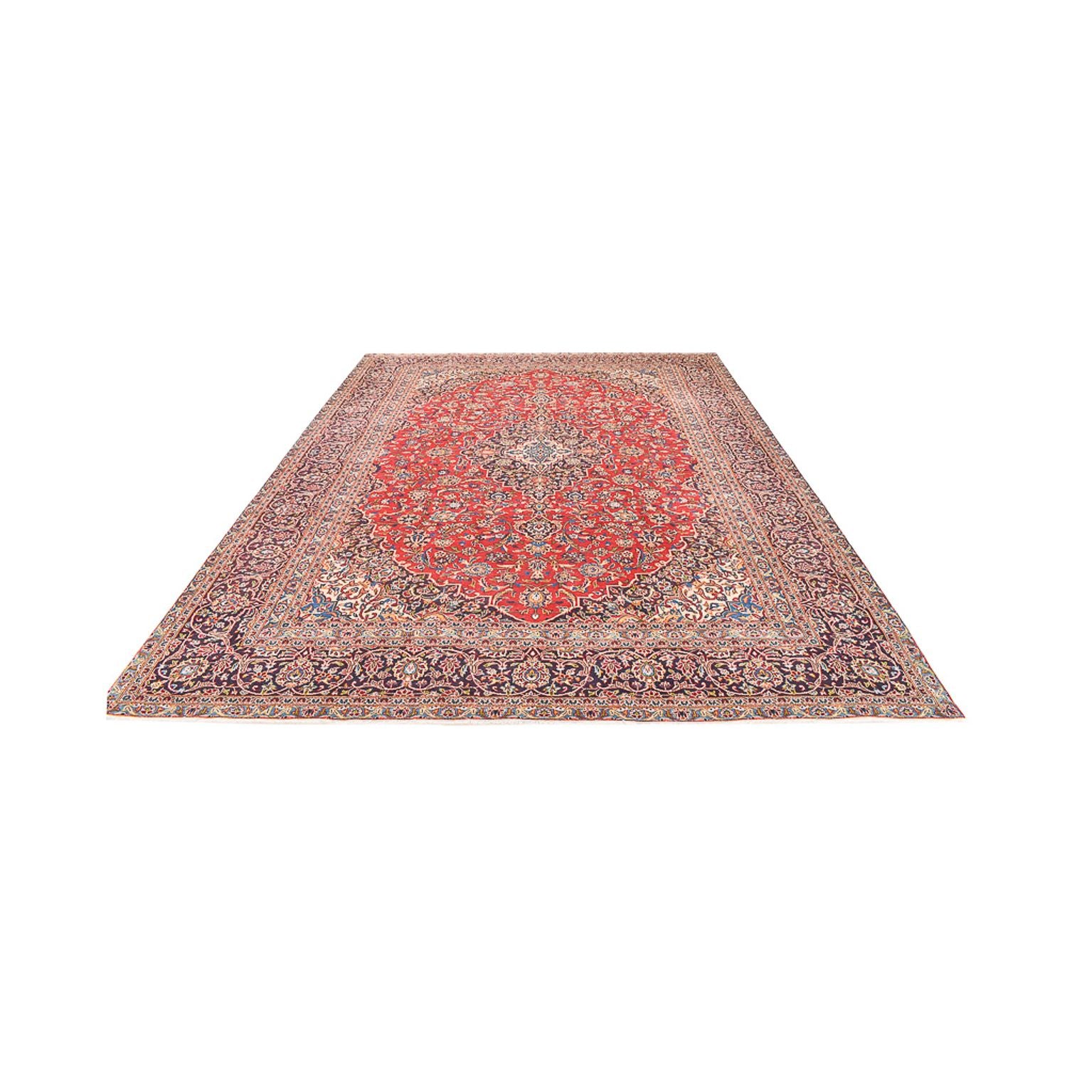 Tapis persan - Keshan - 392 x 285 cm - rouge