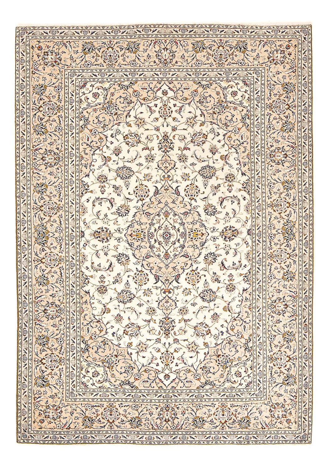 Tapis persan - Keshan - 290 x 205 cm - beige