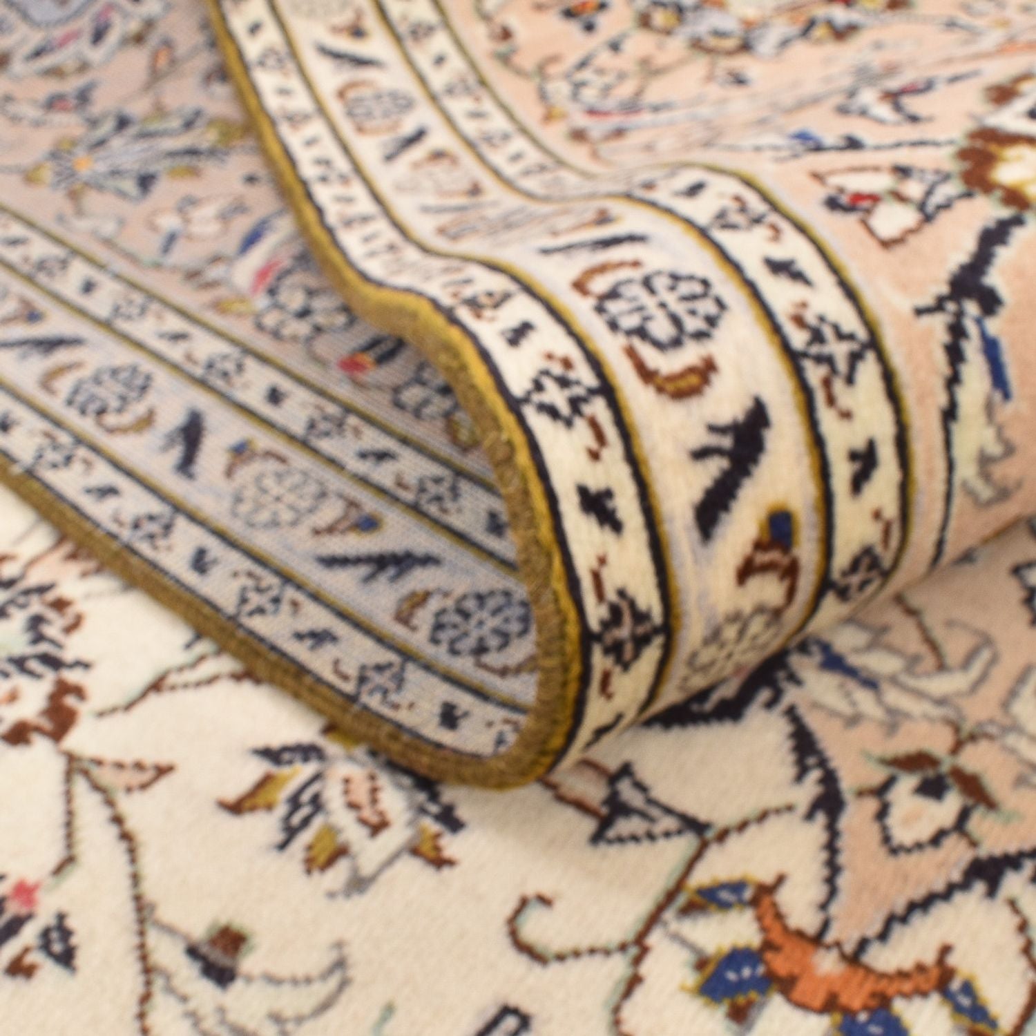 Tapis persan - Keshan - 290 x 205 cm - beige