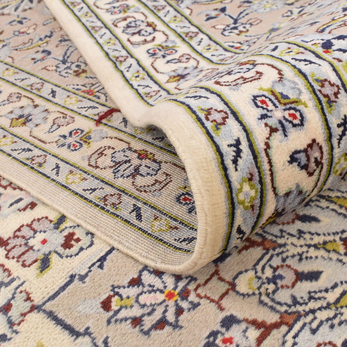 Tapis persan - Keshan - 355 x 245 cm - beige foncé