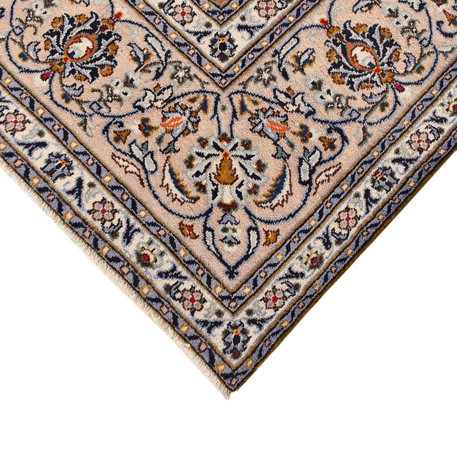 Tapis persan - Keshan - 360 x 245 cm - beige foncé