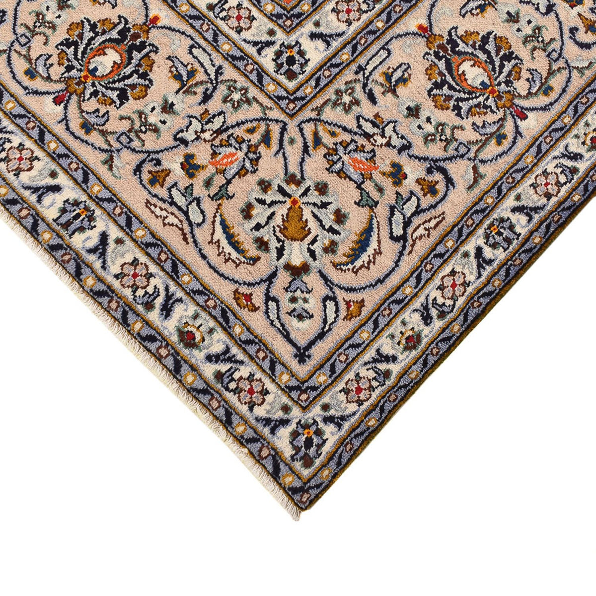 Tapis persan - Keshan - 360 x 245 cm - beige foncé