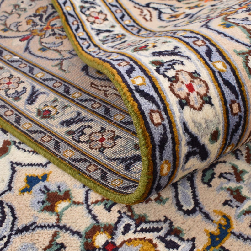 Tapis persan - Keshan - 360 x 245 cm - beige foncé