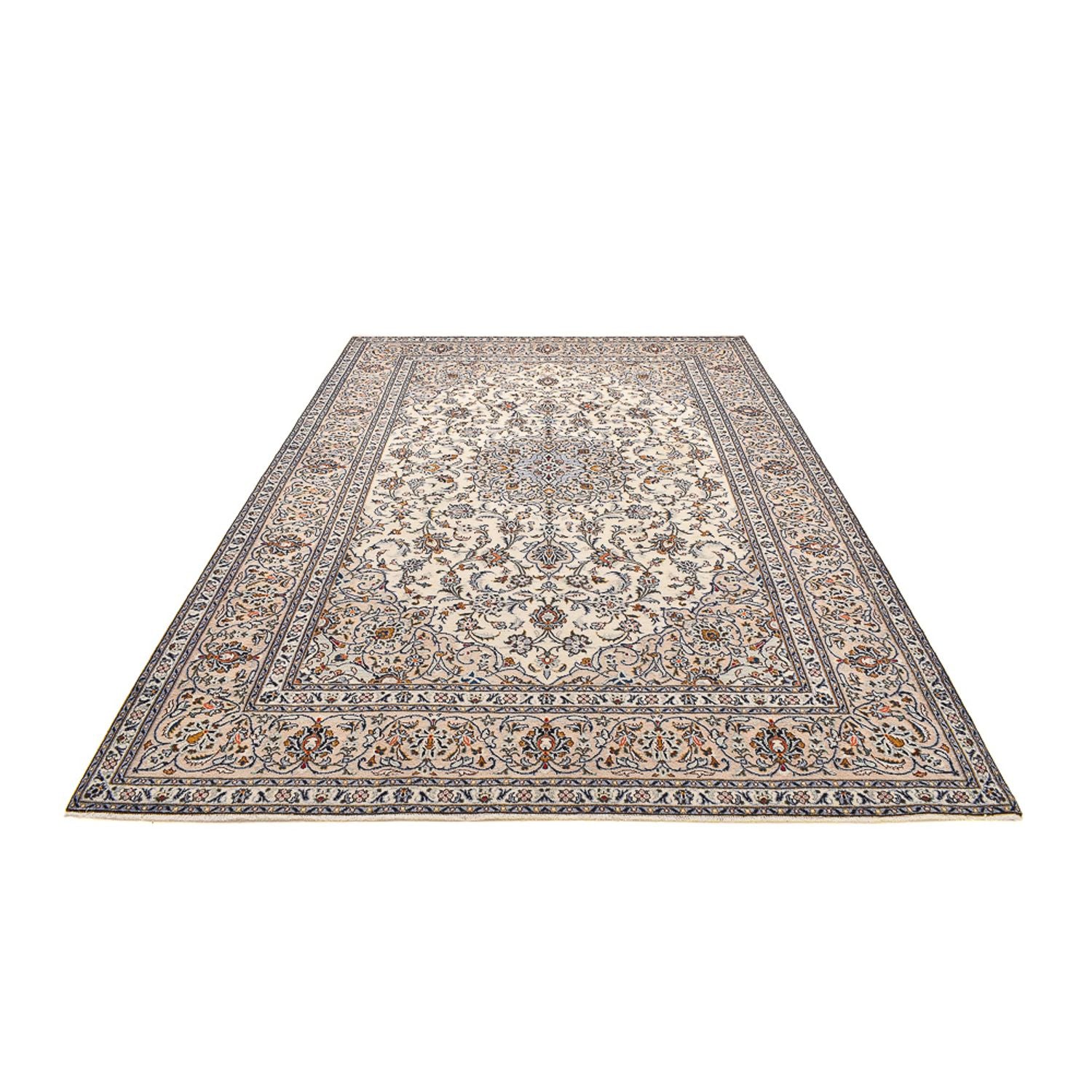 Tapis persan - Keshan - 360 x 245 cm - beige foncé