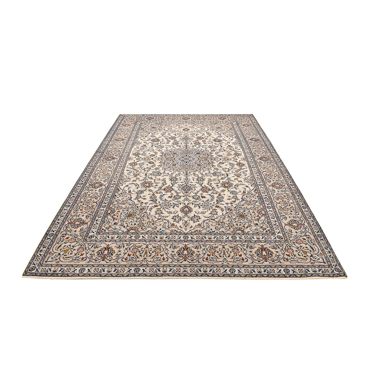 Tapis persan - Keshan - 360 x 245 cm - beige foncé