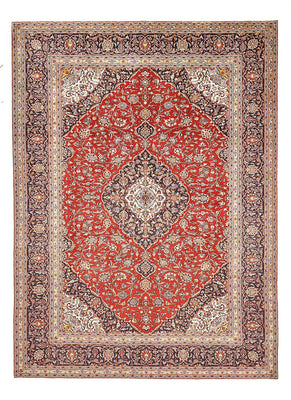 Tapis persan - Keshan - 416 x 297 cm - rouge