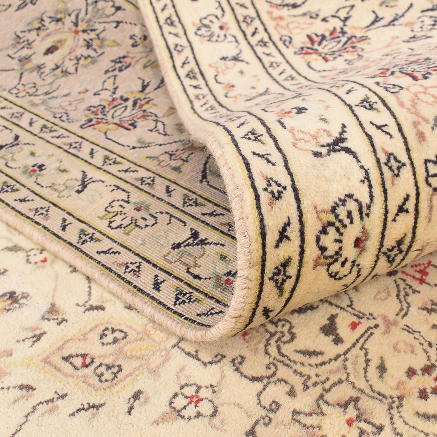 Tapis persan - Keshan - 301 x 202 cm - beige