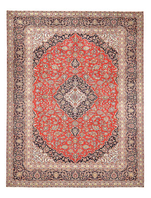 Tapis persan - Keshan - 398 x 304 cm - rouge