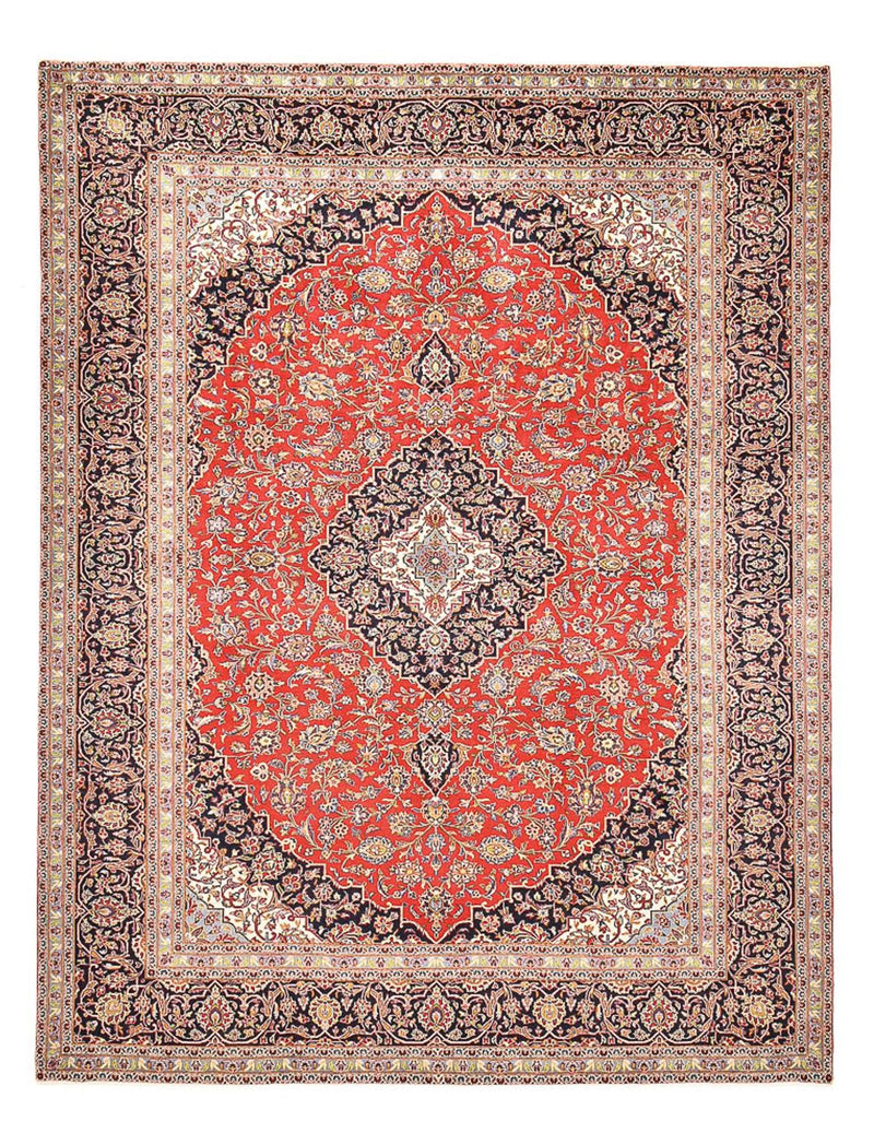 Tapis persan - Keshan - 398 x 304 cm - rouge