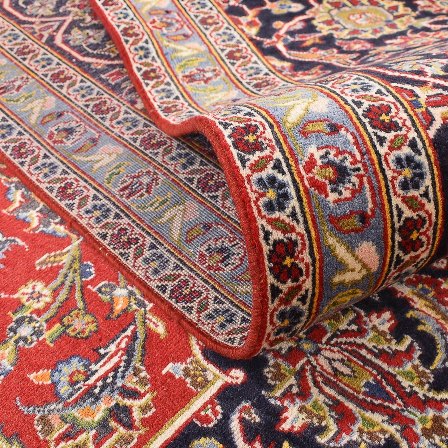 Tapis persan - Keshan - 398 x 304 cm - rouge